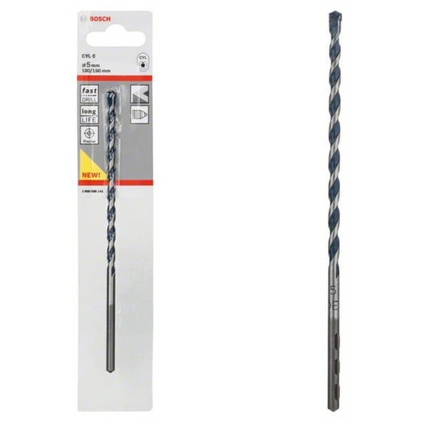 Bosch CYL-5 BlueGT Beton Matkap Ucu 5*150 mm - 2608588141 - 2