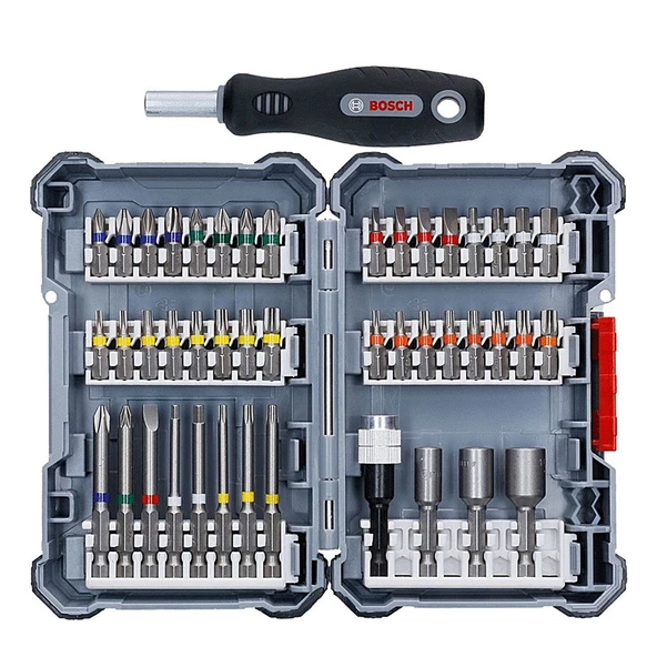Bosch Profesyonel Vidalama Ucu Seti 44+1 Parça - 2607017692 - 2
