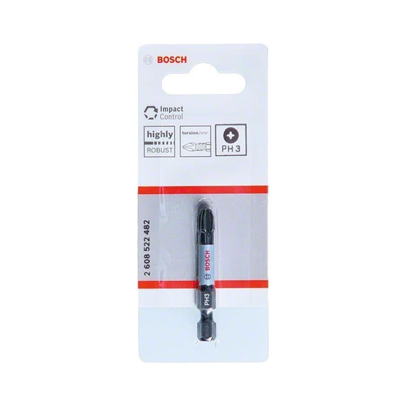 Bosch Impact Vidalama Ucu PH3 50 mm 1'Li - 2608522482 - 2