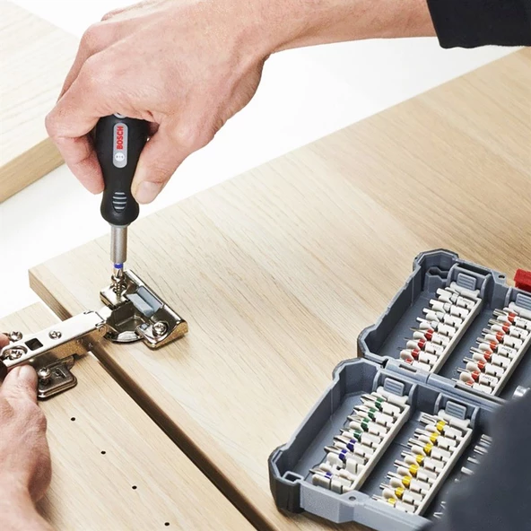 Bosch Profesyonel Vidalama Ucu Seti 44+1 Parça - 2607017692 - 4