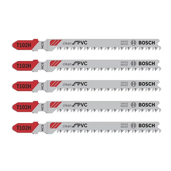 Bosch Dekupaj Bıçağı Cleanfor Pvc T102H 5'Li - 2608667446 - 2