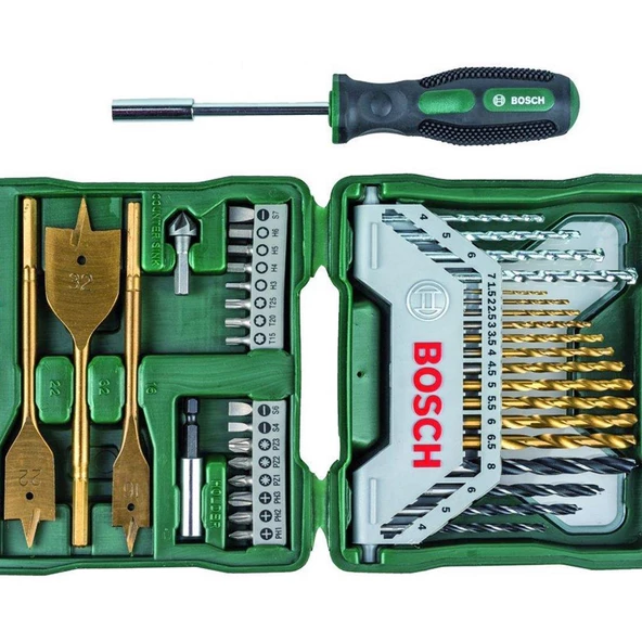 Bosch X-Line 41 Parça Vidalama&Matkap Ucu Seti - 2607017334 - 3