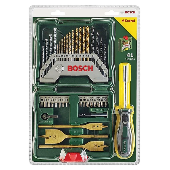 Bosch X-Line 41 Parça Vidalama&Matkap Ucu Seti - 2607017334 - 2