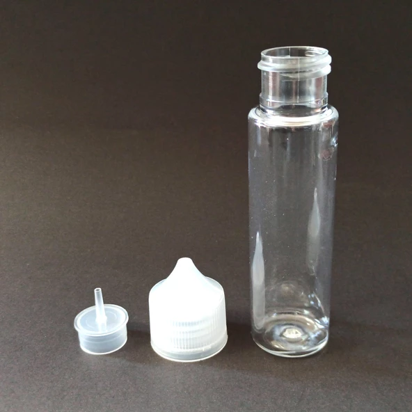 GORİLLA LİKİT ŞİŞE  ŞEFFAF KİLİT KAPAKLI DAMLALIKLI 60 ML ÇOK AMAÇLI KULLANIM (20 ADET) - 3