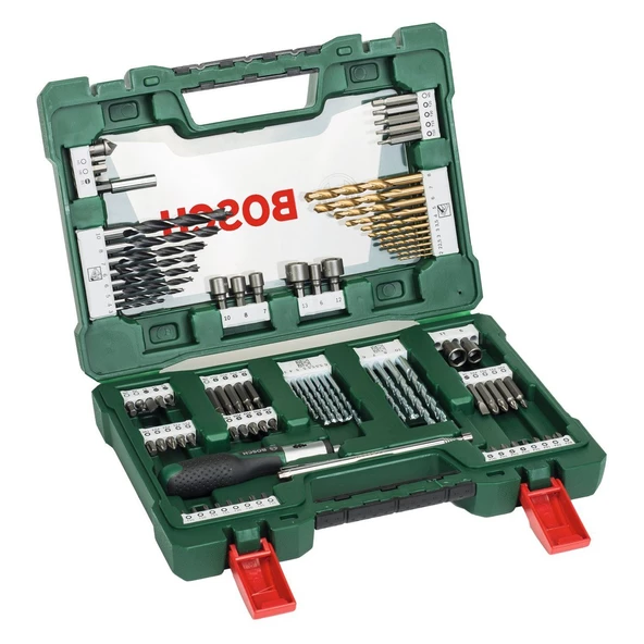 BOSCH V-Line 91 Parça Aksesuar Seti - 2607017195
