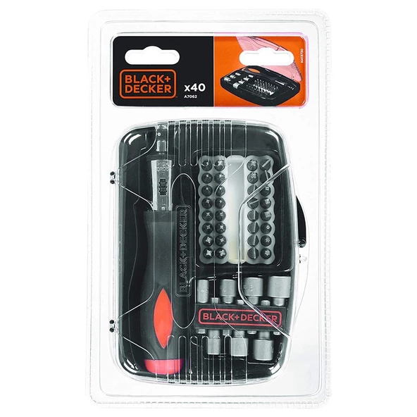 Black+Decker 40 Parça Cırcırlı Tornavida Set - A7062-Xj - 3