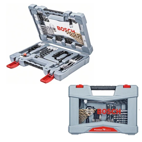 Bosch X-Line 76 Parça Profesyonel Aksesuar Seti - 2608P00234 - 2
