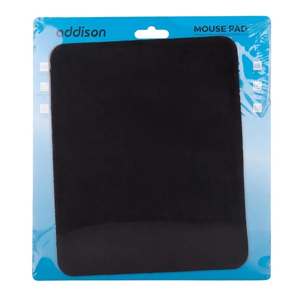 Addison 300142 Siyah Mouse Pad Poşetli - 33168 - 3
