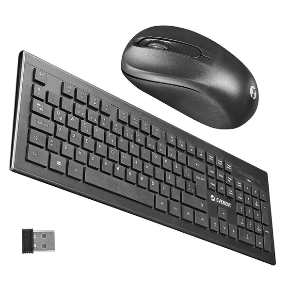 Everest KM-9675 Kablosuz Standart Klavye Mouse Set - ELK-05246