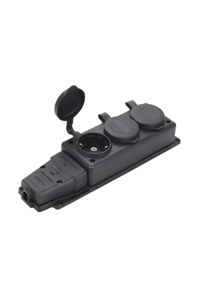 Ne-Ad 1X16A Kauçuk 3Lü Grup Priz Nead4103