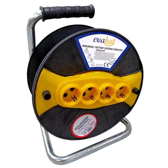 Evakat Makaralı Kablo Boş