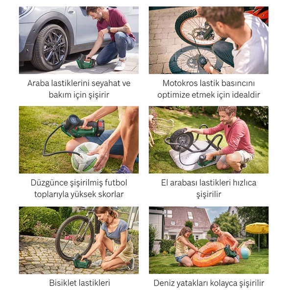 Bosch Akülü Hava Pompası 2Ah UniversalPump 18V Set - 0603947101 - 4