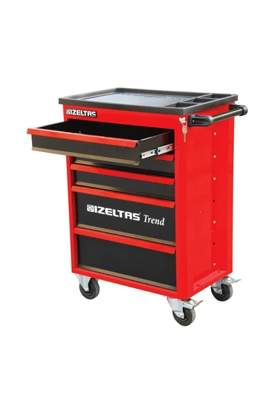 İzeltaş Trend 5 Çekmeceli Takım Dolabı (93 Parça) Kırmızı - 8244005096