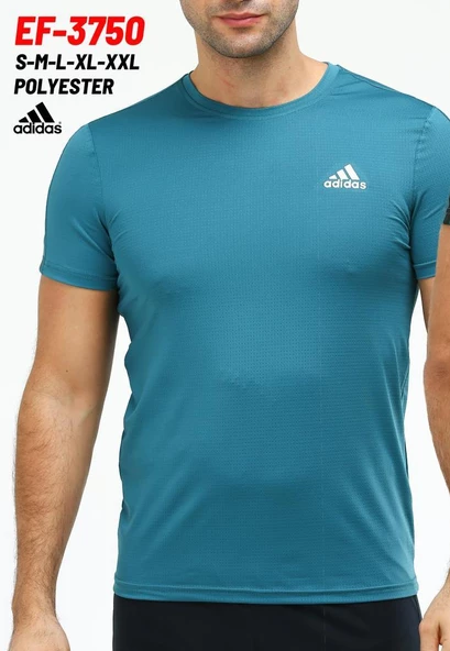 Adidas Erkek Polyester T-Shirt EF-3750