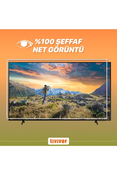 TIVIVOR  Samsung Ue55cu7000 Tv Ekran Koruyucu / Ekran Koruma Paneli - Resim 6