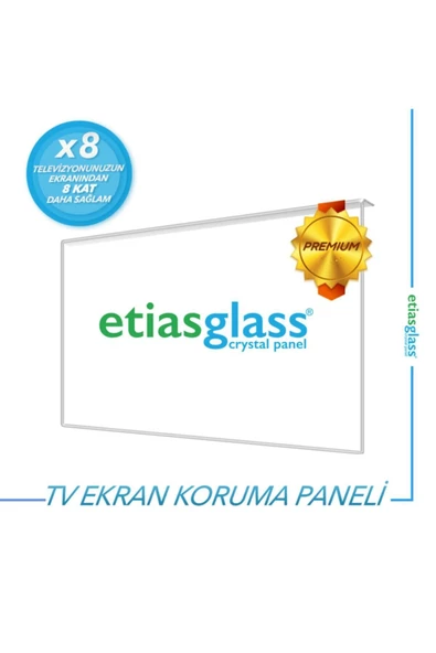 Etiasglass  Samsung Ue50cu8500 Tv Ekran Koruyucu / Ekran Koruma Paneli - 2