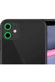 İphone 11 Fosforlu  Neon Lens Koruma - Resim 6