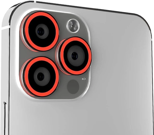 İphone 11 Fosforlu  Neon Lens Koruma - Resim 8