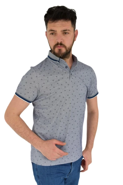 Erkek Polo Yaka Tişört R3070 BGL-ST02783 - Resim 3