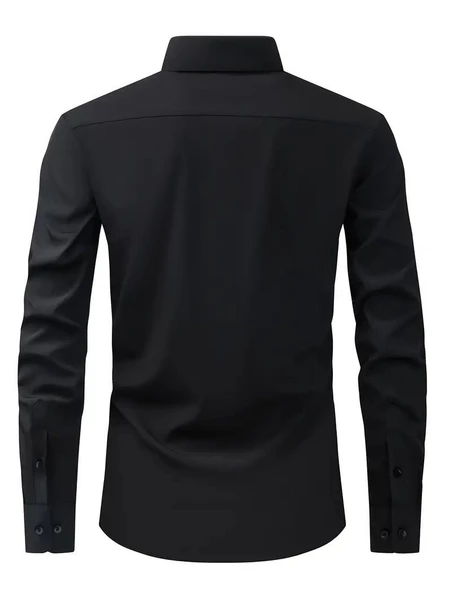 Erkek Silim Fitt Uzun Kol Gömlek Micro BGL-ST02985 - Resim 6