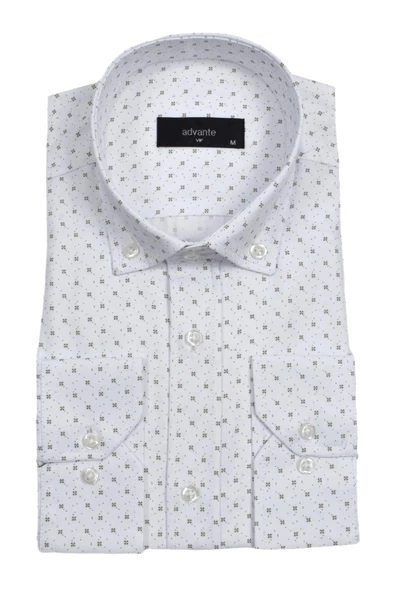 Erkek Puantiyeli Klasik Uzun Kol Gömlek BGL-ST02991 - Resim 2