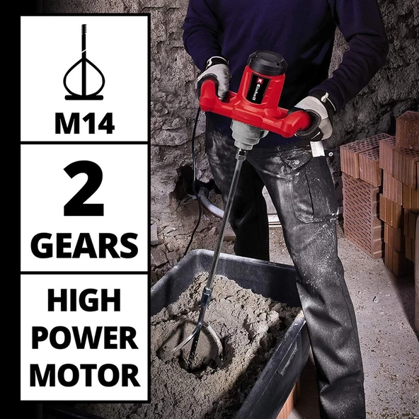 Einhell TC-MX 1400-2 E Boya ve Harç Mikseri - 4258550 - Resim 5