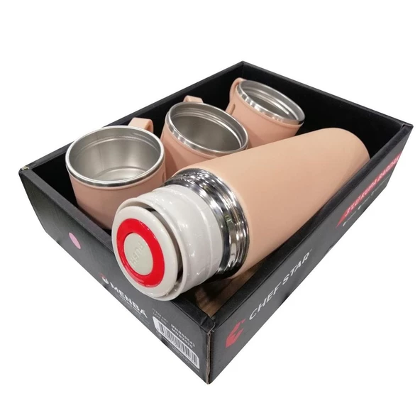 CHEF STAR MNB05543 Termos Set 3 lü Bardaklı 500 ml - Zücc81896 - 2