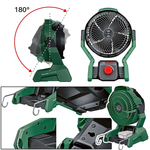 Bosch Universalfan 18v-1000 Akülü Fan (Aküsüz) - 06039E1000 - 2