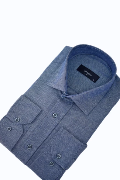 Erkek Klasik Uzun Kol Gömlek BGL-ST03010 - Resim 7