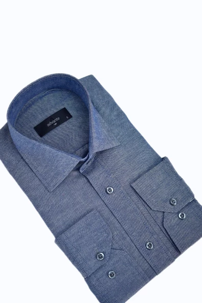 Erkek Klasik Uzun Kol Gömlek BGL-ST03010 - Resim 10
