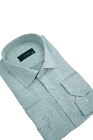 Erkek Klasik Uzun Kol Gömlek BGL-ST03009 - Resim 9