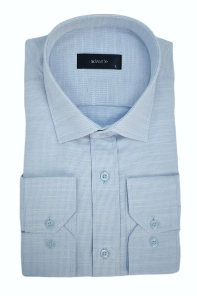 Erkek Klasik Uzun Kol Gömlek BGL-ST03009 - Resim 6