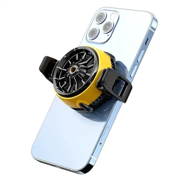 Polham Mandallı Süper Hızlı Fanlı Oyuncular için Telefon Soğutma Fanı, Ultra Güçlü ve Sessiz Soğutucu - 5