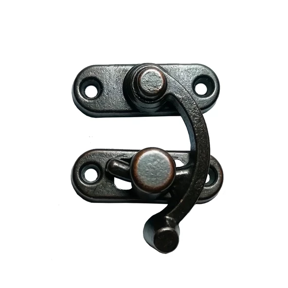 ORTA BOY OKSİT YAY GÖZÜ KANCALI KİLİT 10 ADET KUTU SANDIK VE KAPAK KLİPSİ 28X33 MM - 4