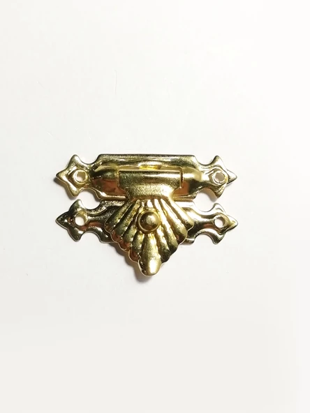Tavla Klipsi Sarı 10 Adet 26x17 mm Kutu ve Kapak Kilit