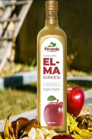 PERVERDE ELMA SİRKESİ 500 ML