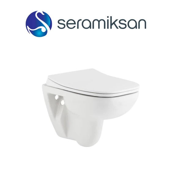 Seramiksan Petite Kanalsız Asma Klozet A101003H, Yavaş Kapak - 3
