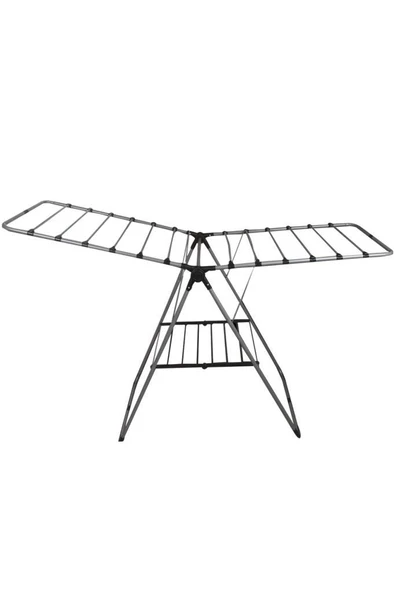 Digithome Katlanabilir Çamaşır Kurutma Askısı Çamaşırlık - Gri C1-1-248 - 2