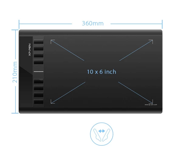 XP-Pen Star 03 V2 Grafik Tablet - 3