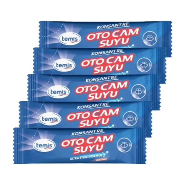 Piev Temis Konsantre Silikonlu Araç Camsil Oto Cam Suyu 5 Adet - 2