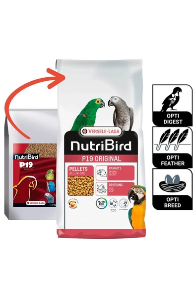 Nutribird P19 Original 10kg - 2