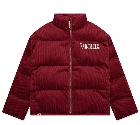 Puma X Vogue Puffer Jacket Kadın MONT Bordo 53669622