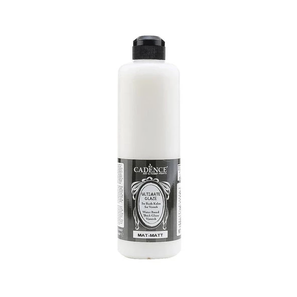 Cadence Ultimate Glaze Su Bazlı Sır Vernik MAT 250 ml.