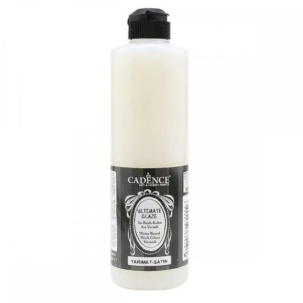 Cadence Ultimate Glaze Su Bazlı Sır Vernik YARI MAT 750 ml.