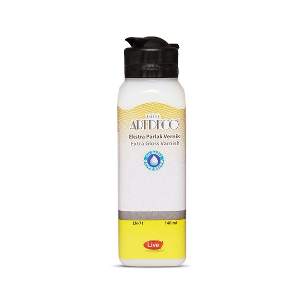 Artdeco Su Bazlı Ekstra Parlak Vernik 140 ml.