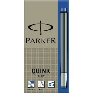 Parker Quink Kartuş Mavi 5li Uzun