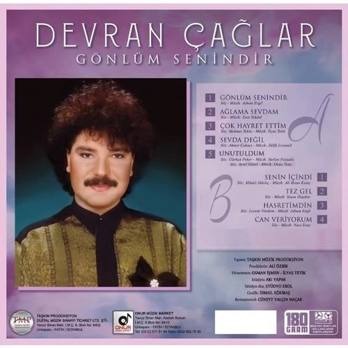 Devran Çağlar - Gönlüm Senindir Vinly Plak alithestereo - 1