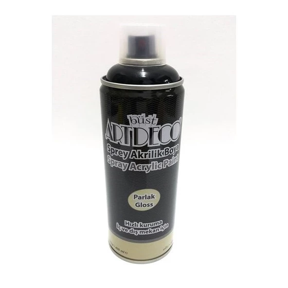Artdeco Akrilik Sprey Boya 400 ml. SİYAH