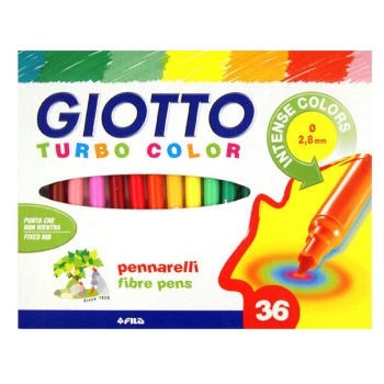 Giotto Turbo Color Keçeli Boya Kalemi 36 Renk