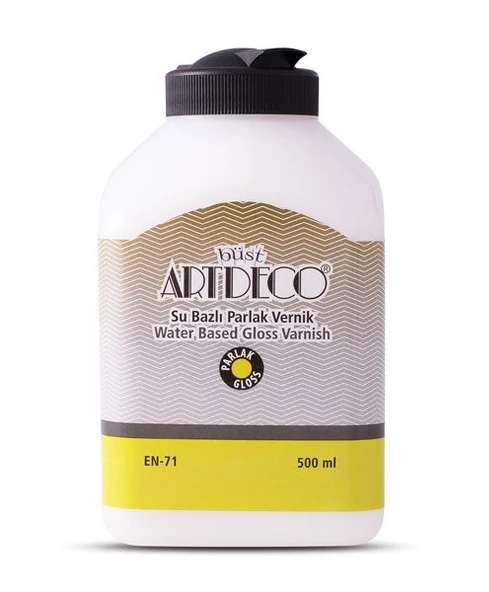 Artdeco Su Bazlı Parlak Vernik 500 ml.